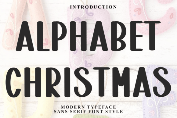 Alphabet Christmas Font for Eye-Catching Branding and Campaigns