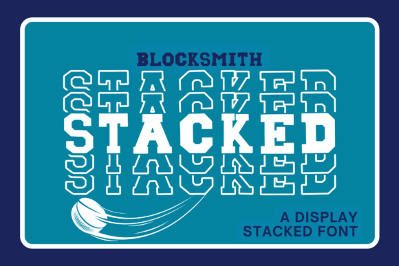 Blocksmith Stacked: Bold Display Font for Impactful Campaigns