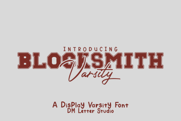 Blocksmith Varsity: A Bold Display Font for Dynamic Editorial Design