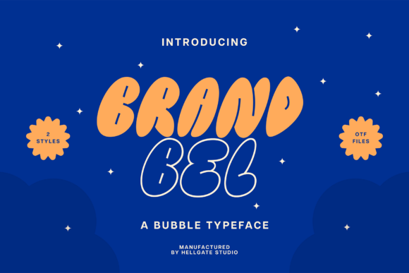 Brandbel: A Playful Display Font for Creative Branding