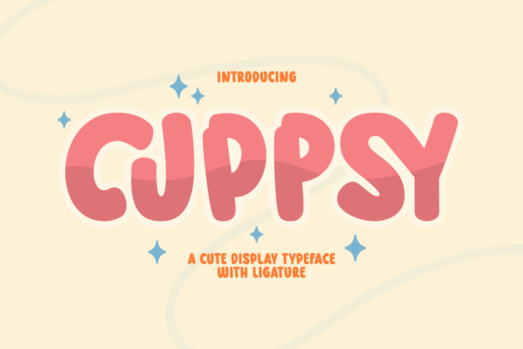 Cuppsy: A Bubbly Display Font for Web Design