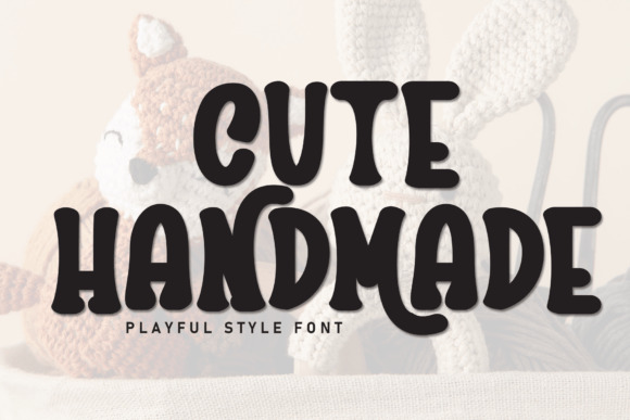 Cute Handmade Font for Creative Craft Projects