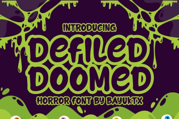 Defiled Doomed Typeface for Dark Web Designs