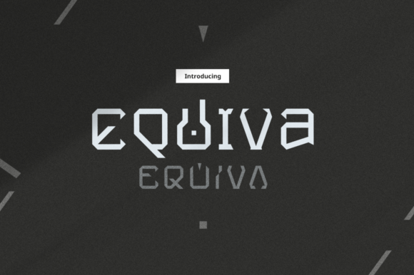 Equiva: A Modern Font for Handmade Creations
