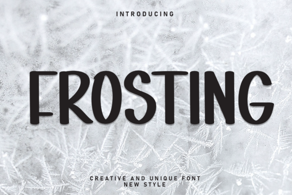 Frosting Font for a Polished Brand Look