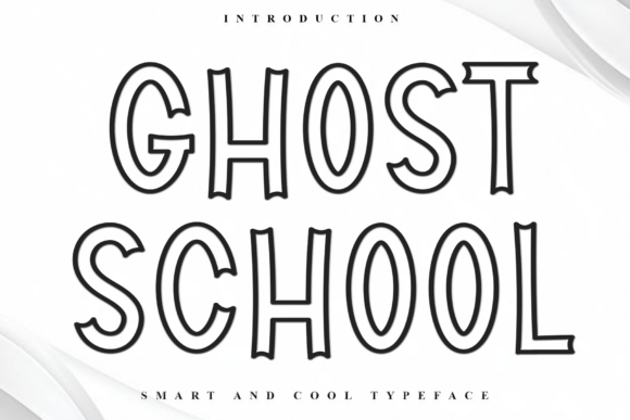 Ghost School: A Festive Typeface for Holiday-Inspired Design