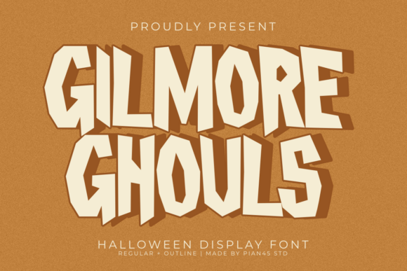 Gilmore Ghouls: A Playful Font for Spooky Season Creations