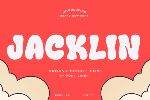 Jacklin - Groovy Bubble Font for Playful Editorial Design