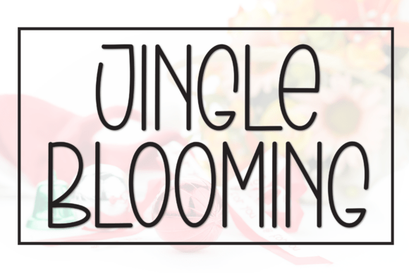 Jingle Blooming: A Playful Display Font for Modern Editorial Design