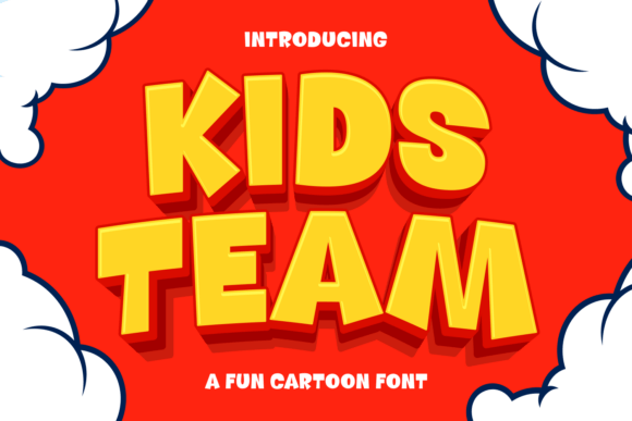 Kids Team Font for Vibrant Editorial Design