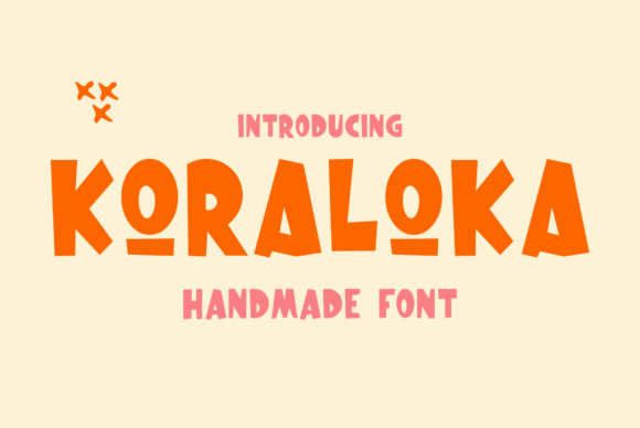 Koraloka: A Handmade Font for Authentic Branding