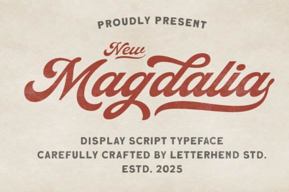 Magdalia: The Vintage Display Font That Elevates Your Campaigns