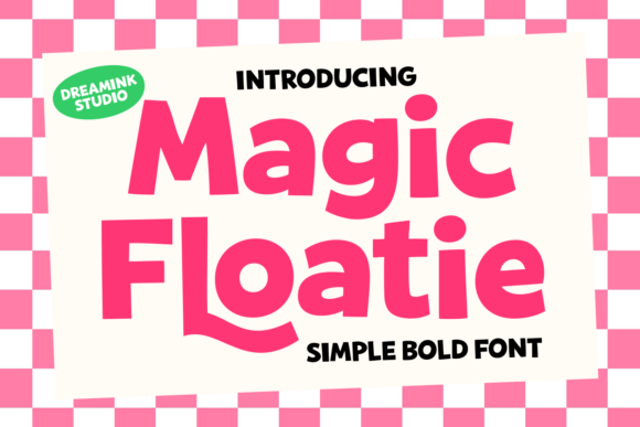 Magic Floatie Font for Handmade Creations
