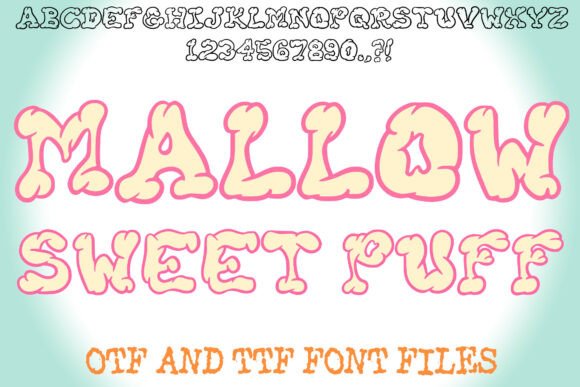 Mallow Sweet Puff Font for Cozy Editorial Design