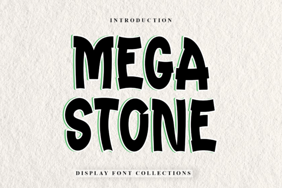 Mega Stone: A Warm and Playful Display Font for Creative Projects