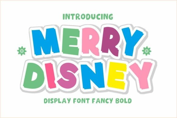 Merry Disney Font for Charming Branding and Display Needs