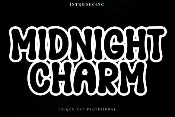 Midnight Charm: A Festive Font for Handmade Creations