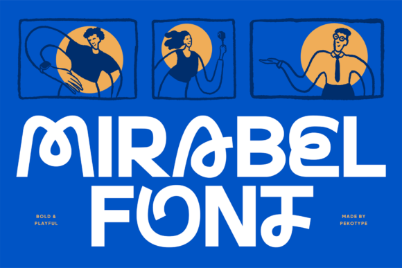 Mirabel – A Playful Display Font for Dynamic Content
