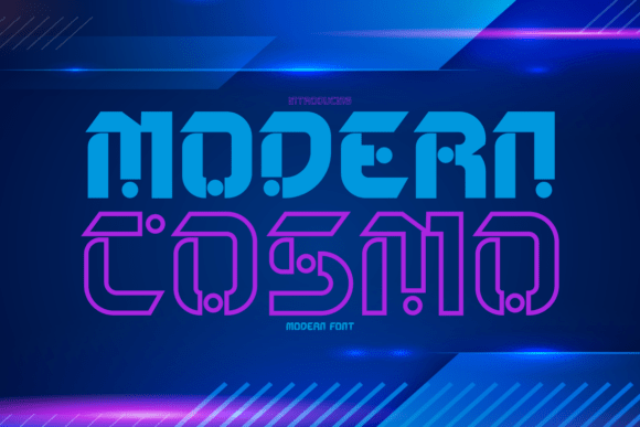 Modern Cosmo: The Futuristic Font That Elevates Your Campaigns