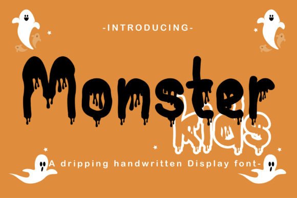 Monster Kids Halloween Font for Spooky Web Designs