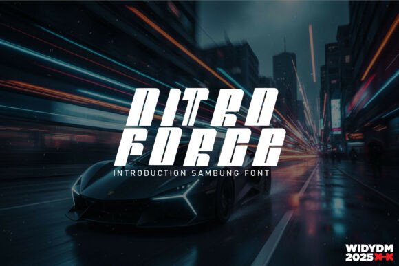Nitro Force Display Font for High-Impact Web Design