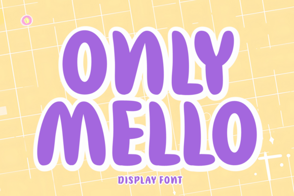 Only Mello: A Playful Display Font for Editorial Projects