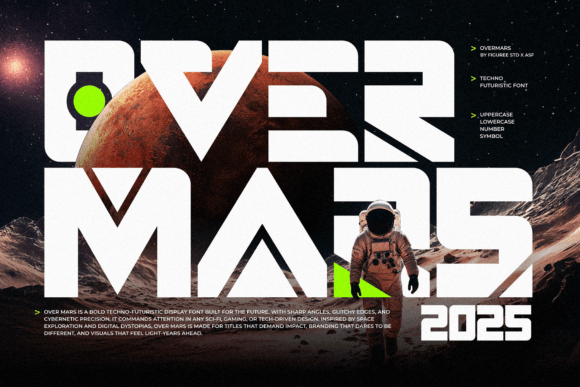 Overmars: A Futuristic Font for Bold Branding