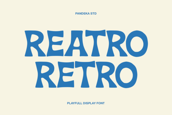 Reatro Retro Font for Vintage-Inspired Craft Projects
