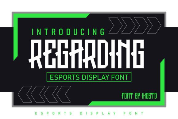 Regarding Esports: A Bold Display Font for Competitive Web Design