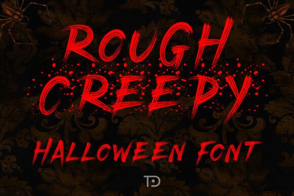 Rough Creepy Font for Bold Branding and Halloween-Themed Design