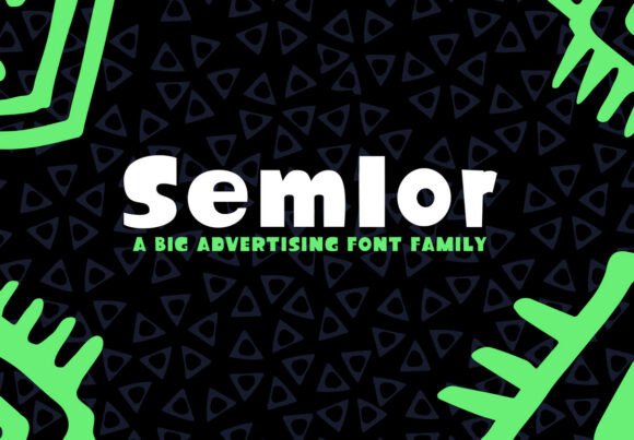 Semlor: A Bold Display Font for Digital Branding