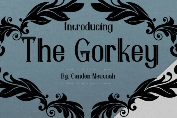 The Gorkey: A Bold Display Font for Creative Makers