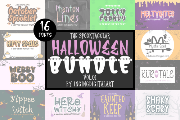 The Spooktacular Halloween Bundle Vol.01 for Creative Branding Projects