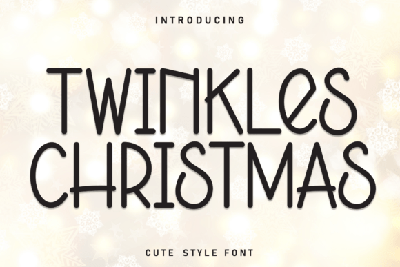Twinkles Christmas Font for Festive Branding and Digital Campaigns