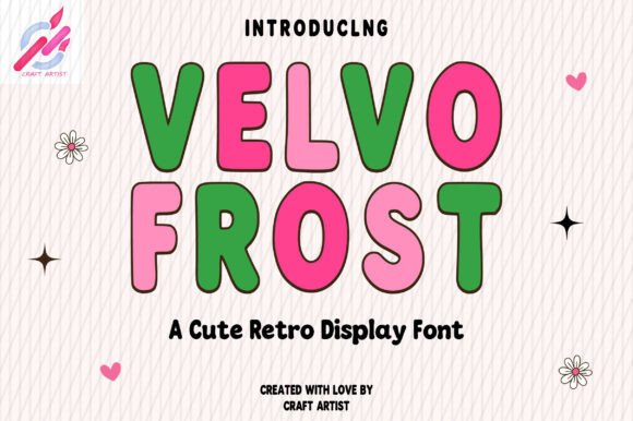 Velvofrost: A Retro-Inspired Display Font for Modern Campaigns