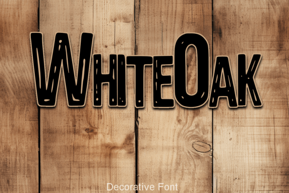 White Oak Font for Editorial Design and Creative Projects