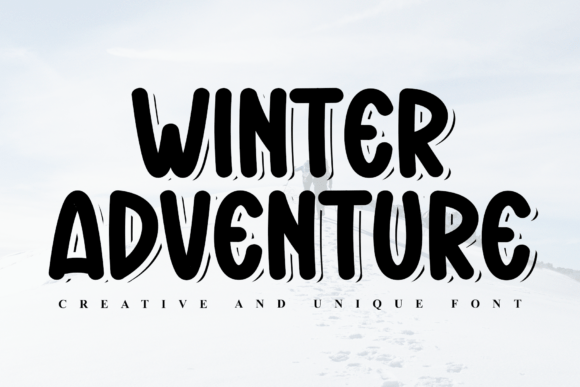 Winter Adventure Font for Bold Digital Branding